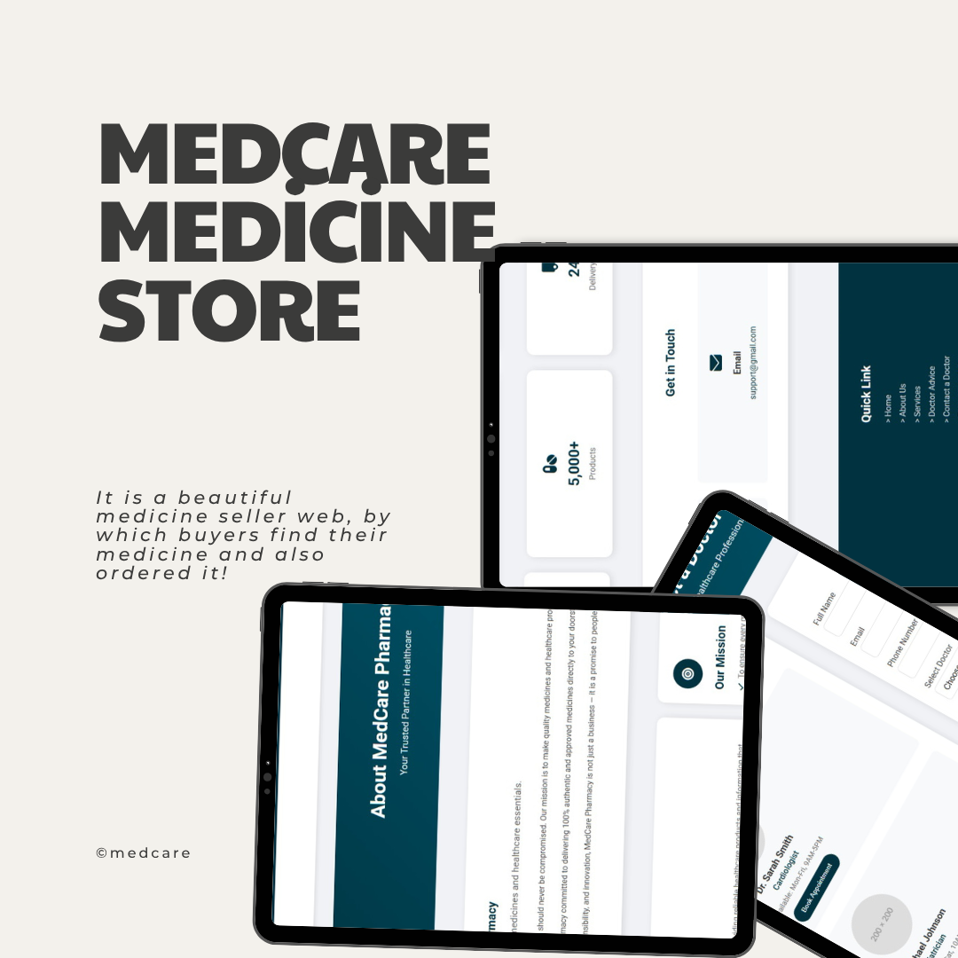 Medicine Seller Web Image