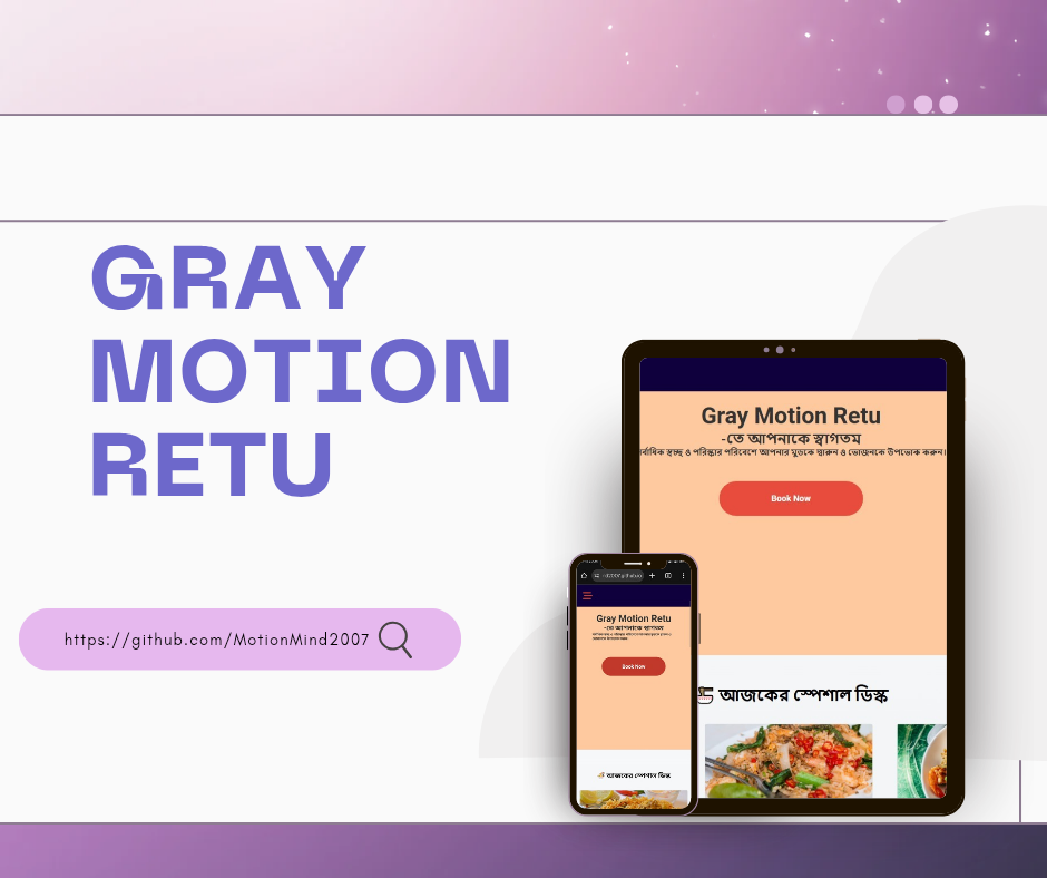 Restaurant Web with Modern UI